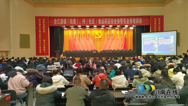 开展食品安全培训  筑牢食品安全防线｜合江县召开镇（街道）、村（社区）食品药品安全协管员业务培训会