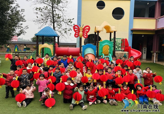 泸县城东幼儿园石岗分园开展“浓浓新年味 共享亲子情”庆元旦活动