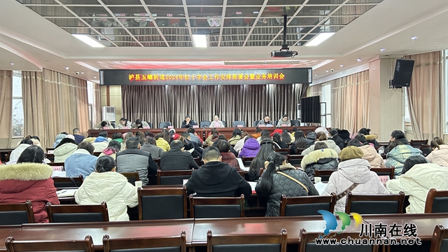 泸县玉蟾街道召开2024年红十字会工作安排部署会暨业务培训会