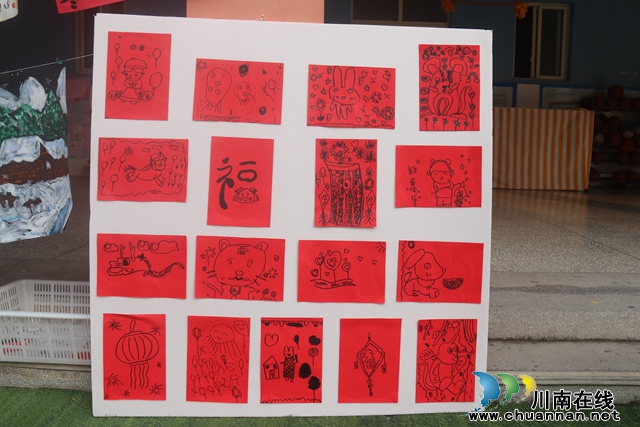 龙腾虎跃迎新年，欢乐庙会童趣满｜泸县百和镇中心幼儿园开展亲子庙会活动