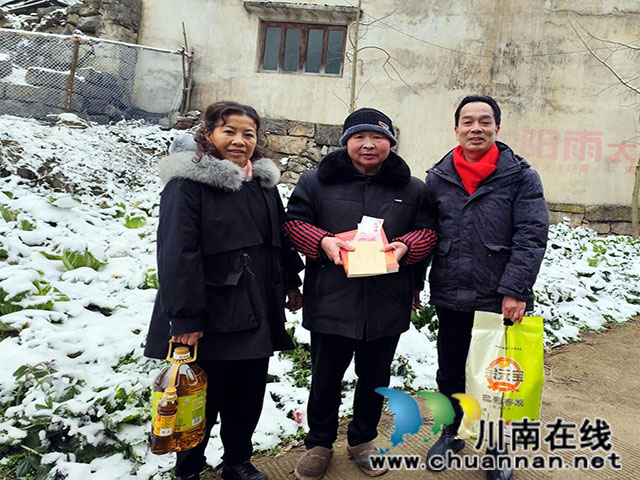 古蔺县老促会开展2024年春节慰问活动