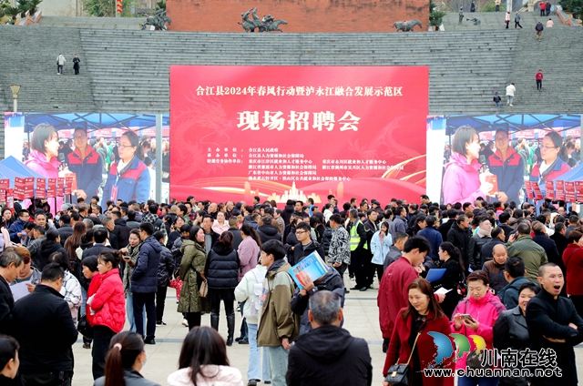 合江县：乘“春风”送岗位 护航龙年“开门红”