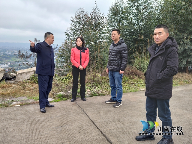泸县人大常委会副主任罗晓玲带队到天兴镇调研河长制、林长制工作