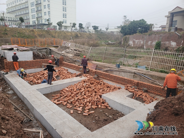 泸县：人勤春来早，市政项目复工忙