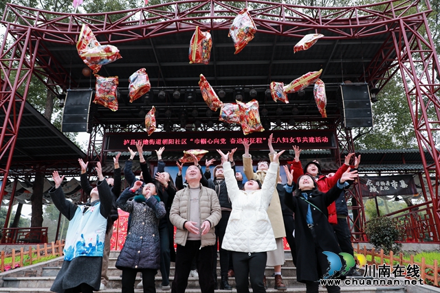 泸县玉蟾街道组织开展“巾帼心向党·奋进新征程”三八妇女节联谊共建活动