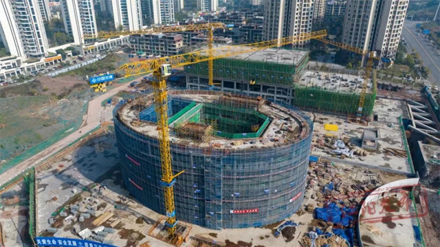 预计明年交付使用，江阳区文体中心项目进度刷新