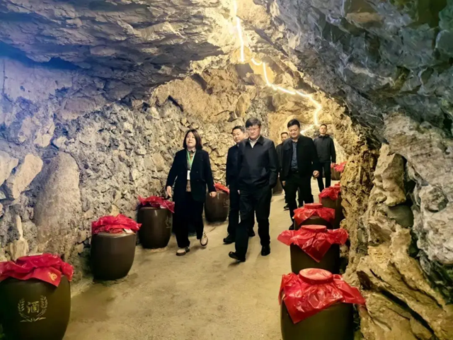 泸州市人民政府副市长杨长缨赴叙永县调研新联会副会长单位四川不老潭酒业有限公司