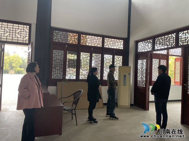 泸州市文化广电旅游局带队督导泸县立石镇综合文化站建设
