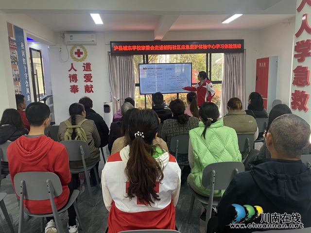 泸县玉蟾街道：共学应急救护知识 提升防灾避险意识