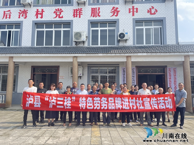 泸县开展“泸三桂”特色劳务品牌进村社宣传活动