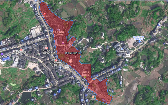 关于尧坝古镇景区边界核定的公示