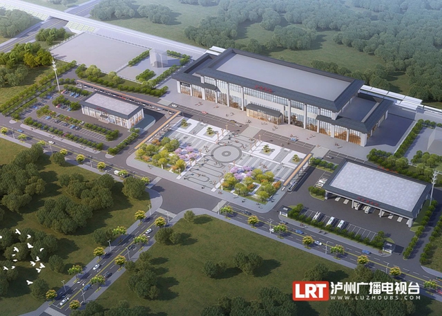 力争6月底大面积完工，渝昆高铁泸州东站站前广场进度来了