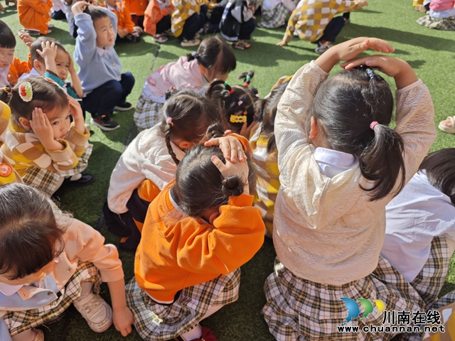 临“震”不乱 安全“童”行｜泸县惠济路幼儿园开展地震应急演练活动