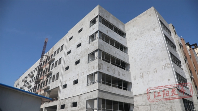 泸州高中附属学校大岩山分校建设项目已完成80%