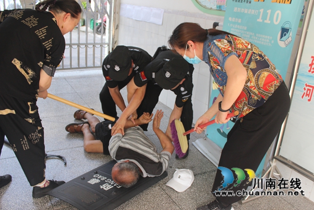 以演筑防 护幼平安｜泸县云龙镇中心幼儿园开展反恐防暴演练