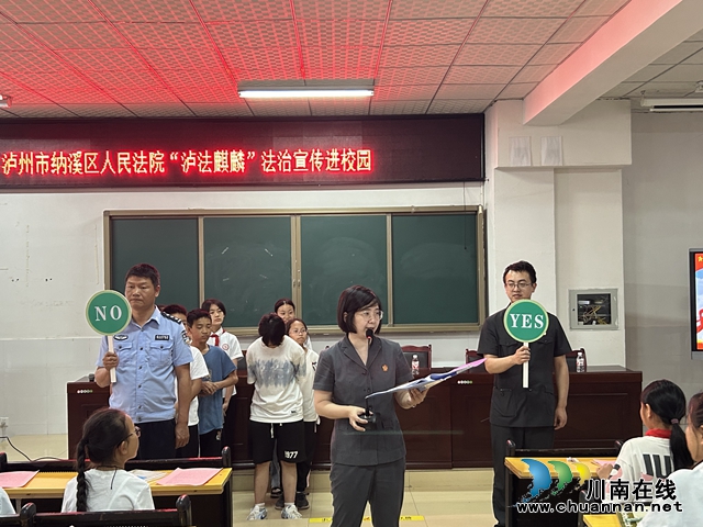 以“法”为盾     共“童”成长 | 纳溪区法院开展预防校园欺凌普法活动