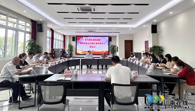 龙马潭区委统战部走访调研民建龙马潭区基层委