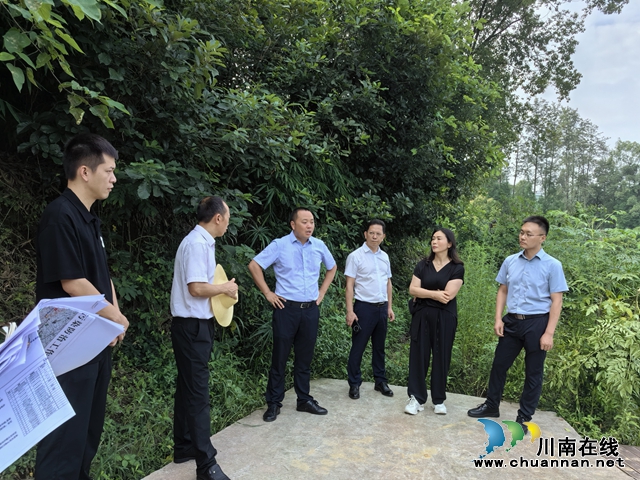 泸州市生态环境局到泸县百和镇调研大陆溪水质稳定达标工作