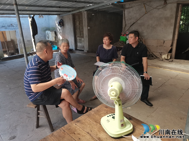 龙马潭区鱼塘街道：走访脱贫户 共绘乡村振兴新篇章