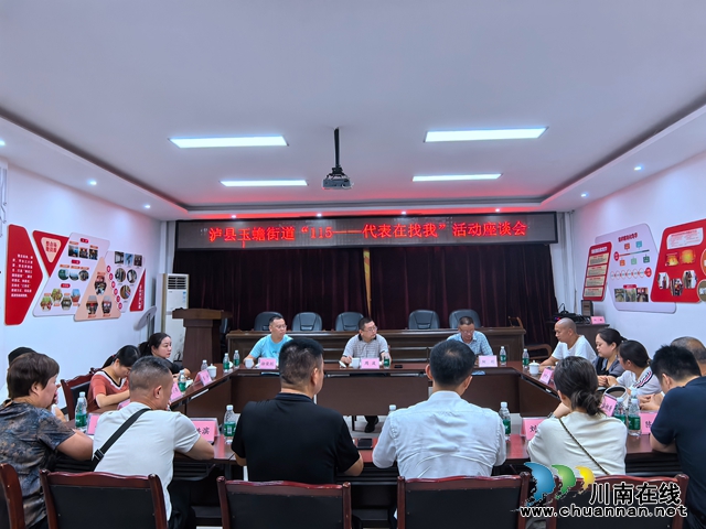 泸县玉蟾街道人大代表开展“115——代表在找我”活动