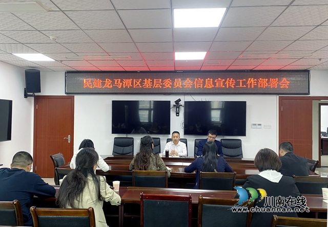 民建龙马潭区基层委员会召开信息宣传工作会