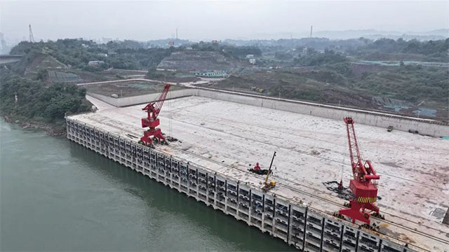 泸州最大散货集疏运港口预计今年年底投用