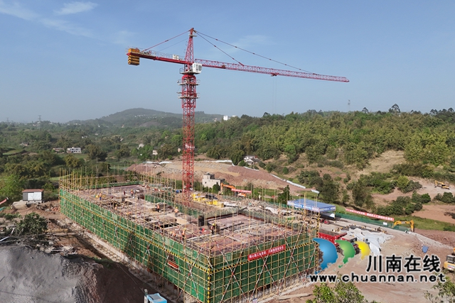 水库管理用房施工中 (夏廷贵摄).JPG