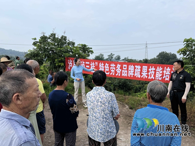 武万琼在泸县太伏镇组织开展疏果技能培训.jpg