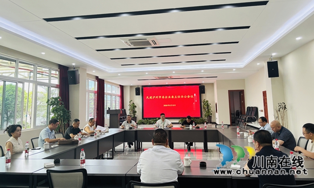 凝心聚力谋发展  携手同行创未来｜民建泸州市企业委主任办公会议召开