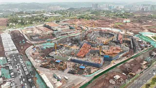 明年建成投用！宜宾城市体育文化综合体项目加速推进