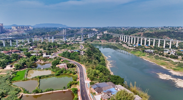 最新实拍!龙马潭这条路预计年内全线贯通(图1) 1.jpg