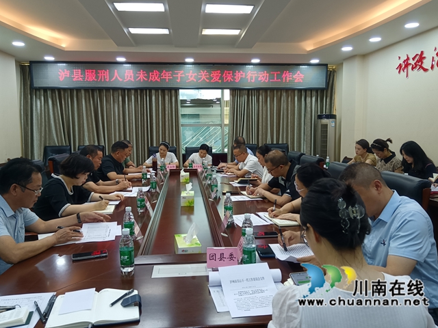以爱为灯 以心护航｜泸县关工委组织召开未成年子女关爱保护行动工作会