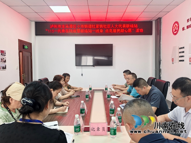 龙马潭区小市街道杜家街社区开展“115—代表在找我暨联络站一线牵 点亮居民微心愿”活动