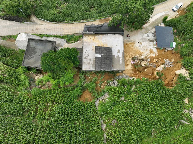 古蔺县发生1起滑坡灾害，2户7人成功避险！