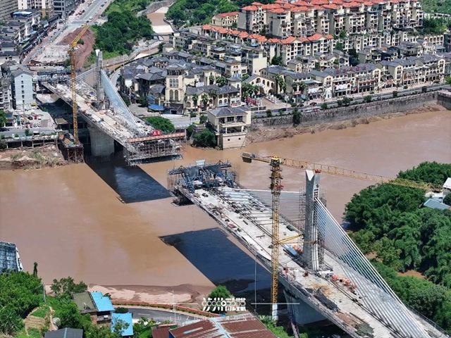 合江↔赤水仅需2分钟,九支大桥力争明年通车!(图1) 1.jpg