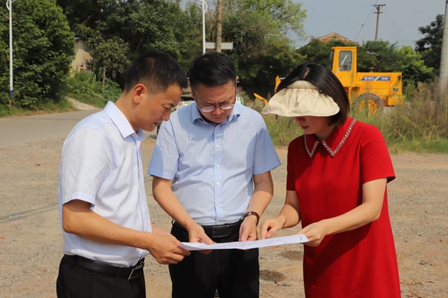 泸县县委副书记、县长张程率队到天兴镇调研当前重点工作(图2) 张2.jpg