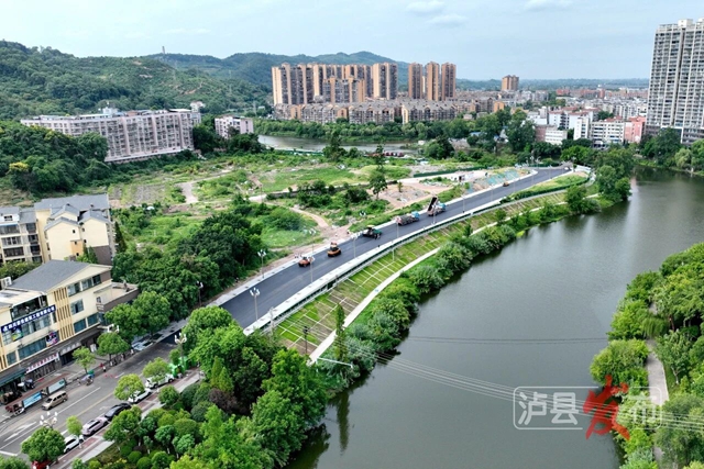 通车倒计时！泸泉路延伸段市政道路项目即将完工