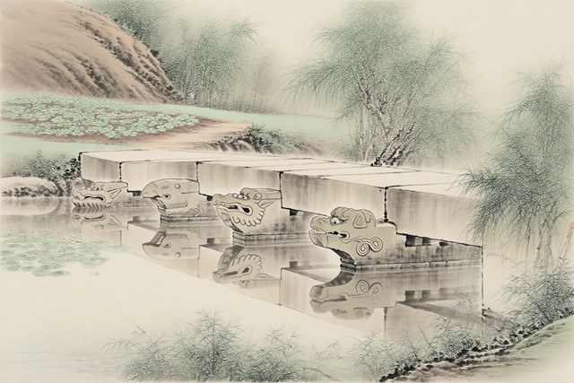 泸县石桥镇：石沉茶海护青壑，桥枕乡畴听黛涛