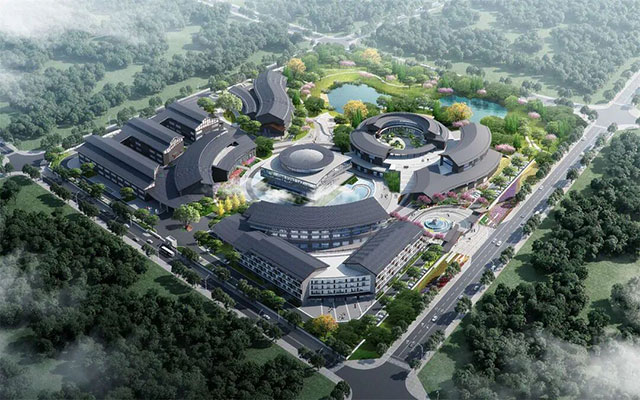 泸州白酒文旅新地标——龙涧酒博园封顶!(图4) 4.jpg