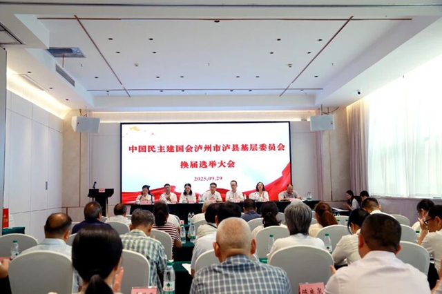 民建泸县基层委员会圆满完成换届选举工作