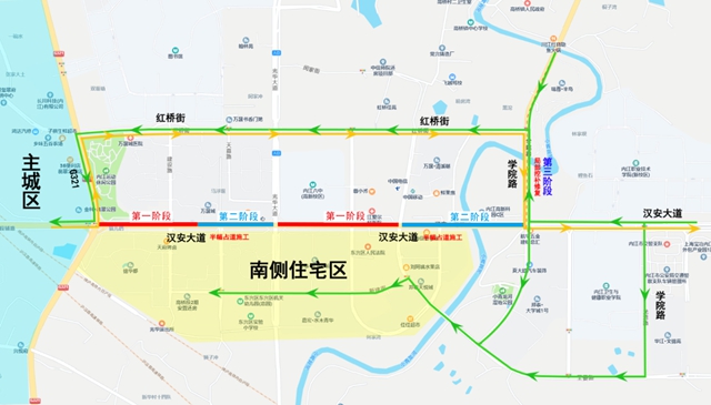 注意绕行!内江这两个路段将实行交通管制(图3) 内3.jpg