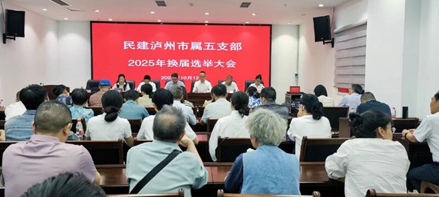 民建泸州市属五支部完成换届选举工作