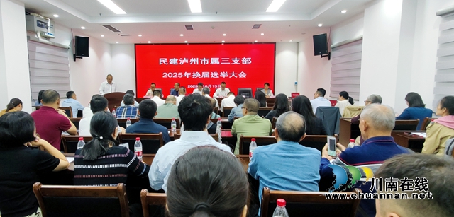 接棒启新程  聚力谱新篇｜民建泸州市属三支部顺利完成换届选举工作