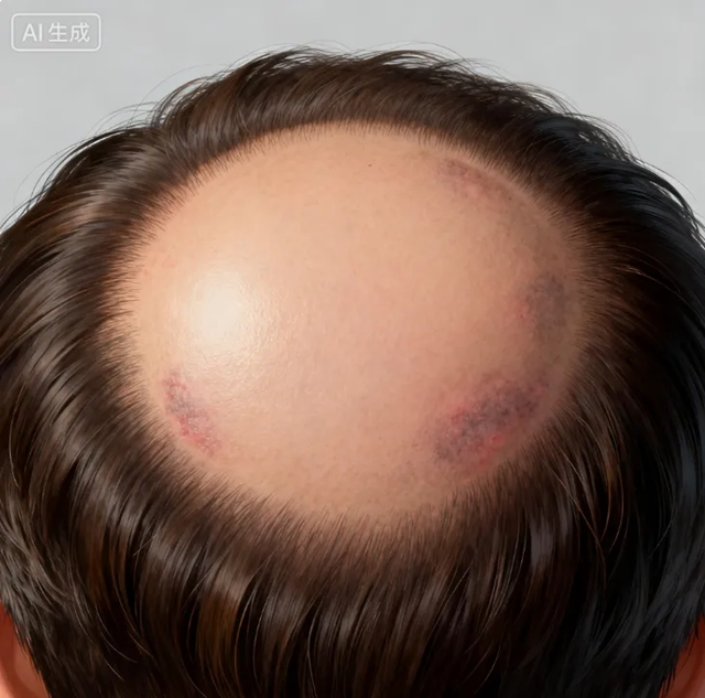 20岁女子被分手，短短一个月，头发、眉毛、腋毛全部掉光！