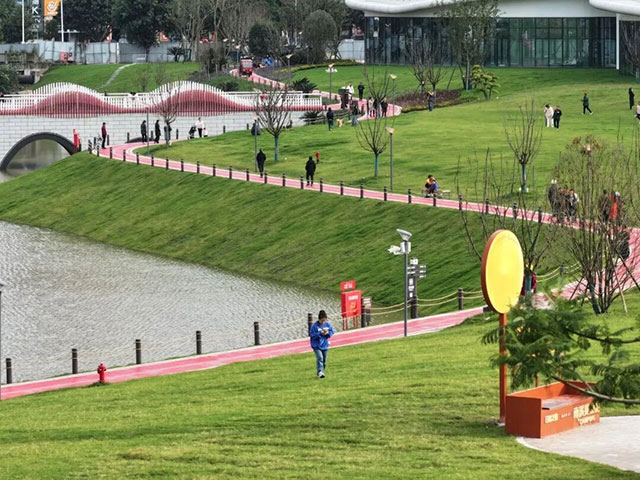 宜宾市南溪区桂溪河公园：城市生态新地标，明日正式开园！