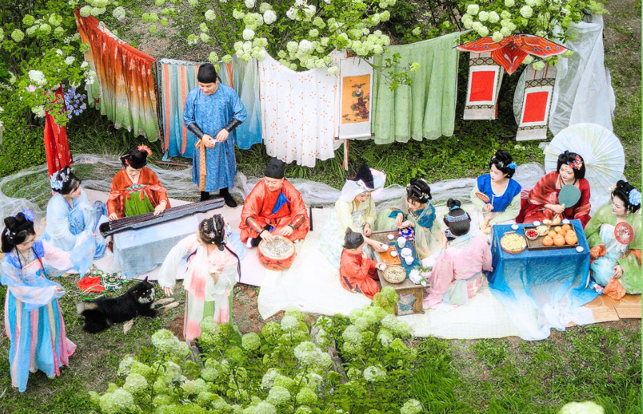 当玉树琼枝＆盛唐裙幄，纳溪这场宴美醉了春天！