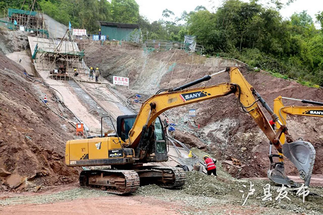 火力全开!泸县土公庙水库建设最新进展来了(图2) 2.jpg