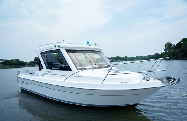 龙马潭→温哥华，“泸州造”游艇昨日启航！