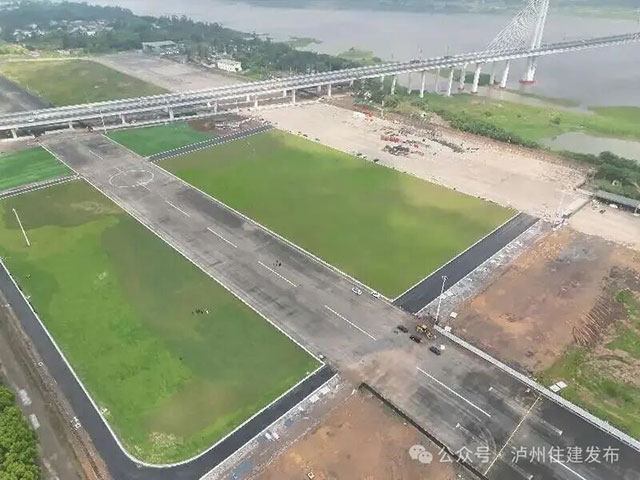 泸州蓝田机场城市公共空间品质提升项目驶入快车道