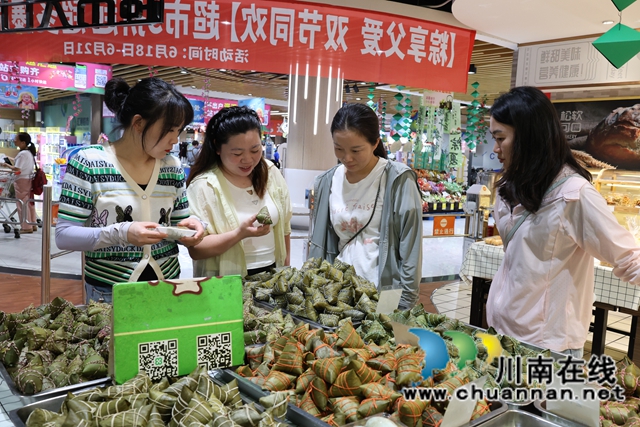 龙马潭：粽品持续走俏，端午氛围感拉满！